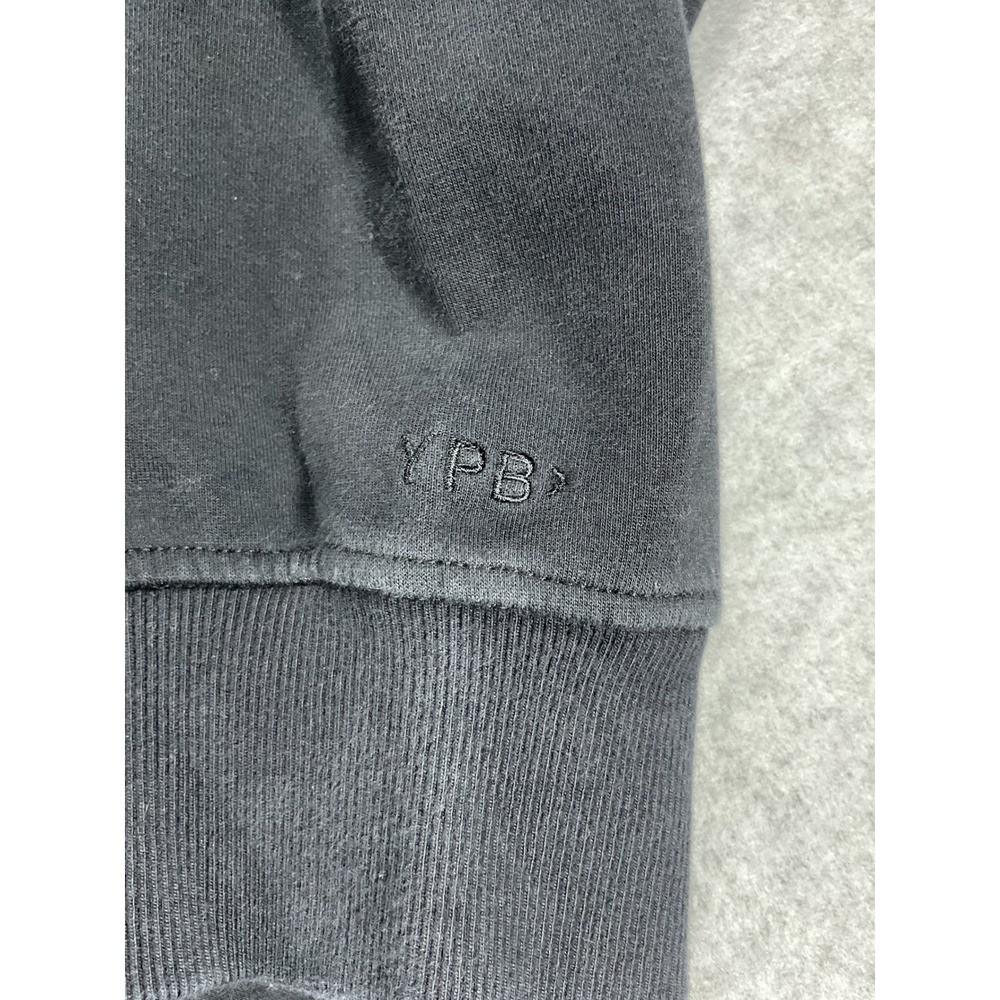 Abercrombie YPB neoKNIT MAX Hoodie Black Mens Large Tall Sweatshirt 2236 - Picture 6 of 7